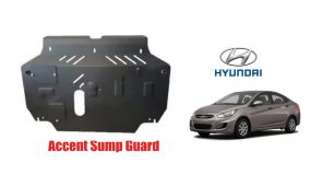 Hyundai Accent Sump Guard Steel