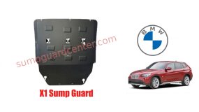 BMW X1 Sump Guard Steel