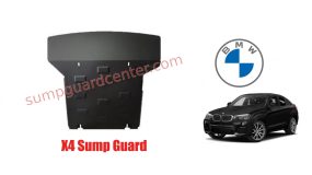 BMW X4 Sump Guard Steel
